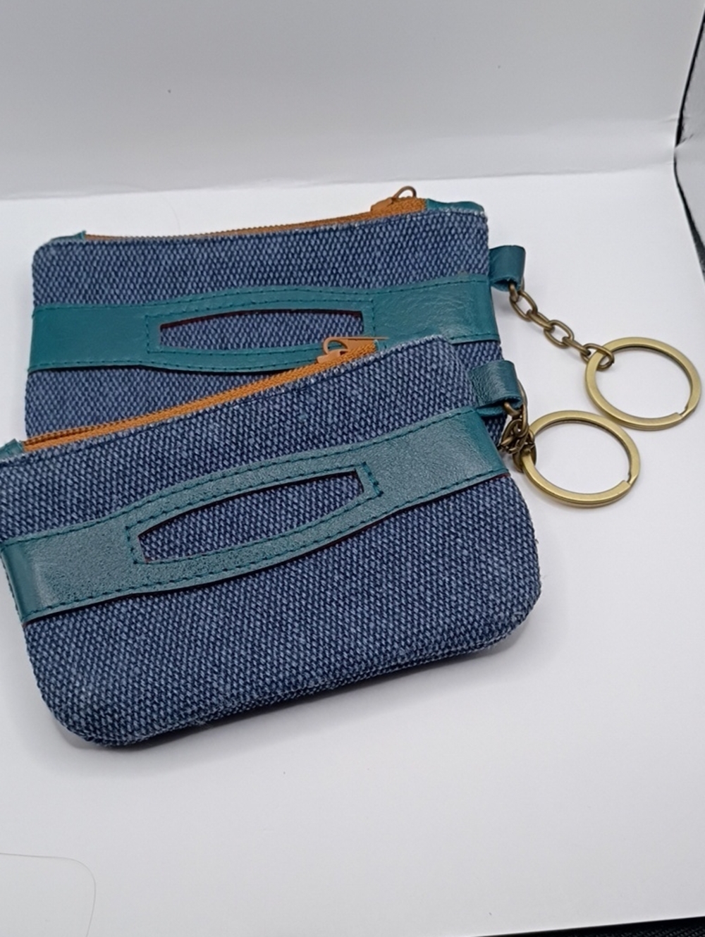 2 Miny Denim Style Pouches